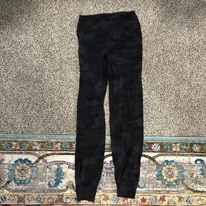 Lululemon Black Camo Jogger Leggings